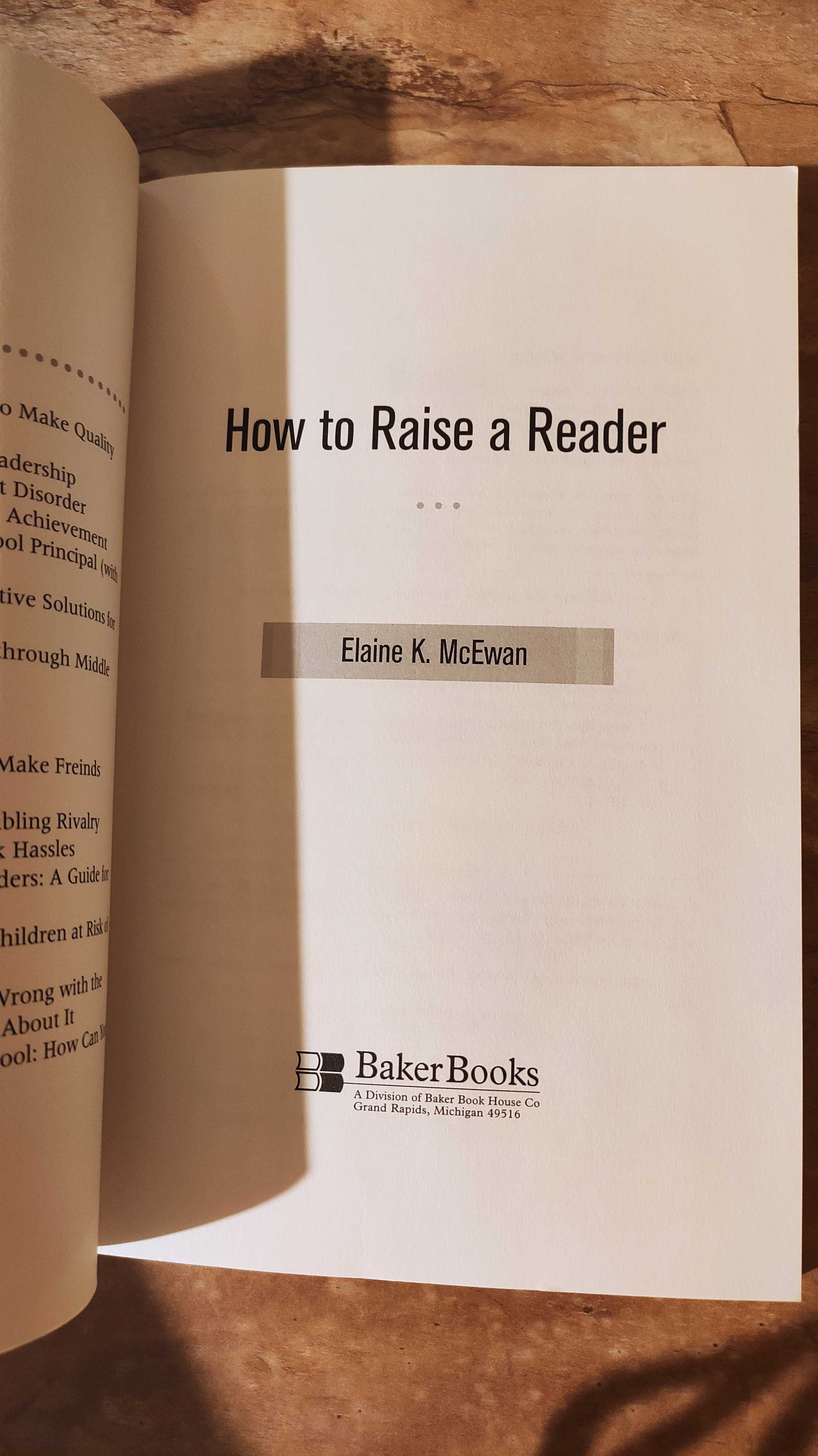 How to Raise a Reader książka po angielsku nauczyć dziecko czytać