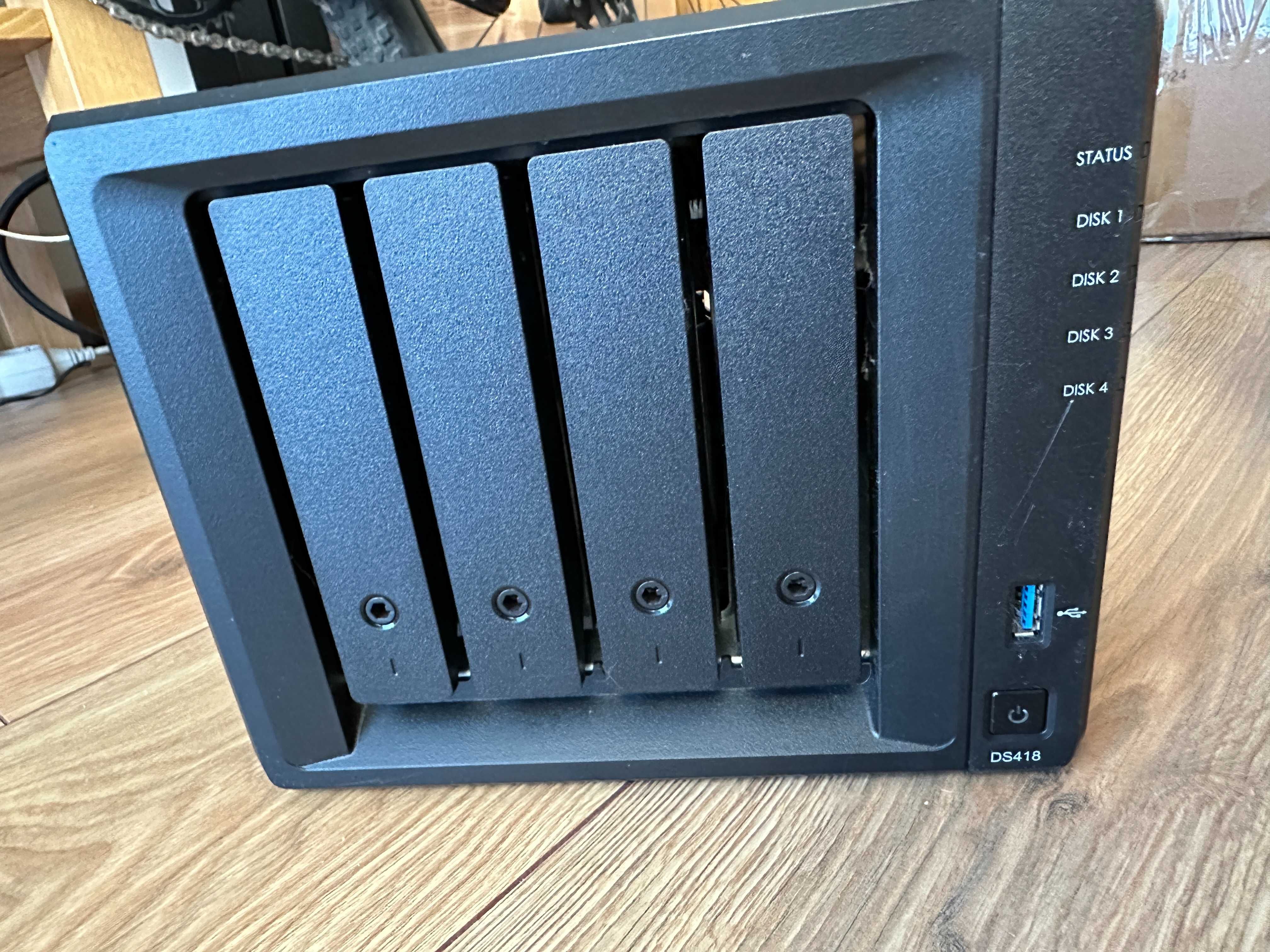 Dysk sieciowy SYNOLOGY DS418 + dyski 3TB