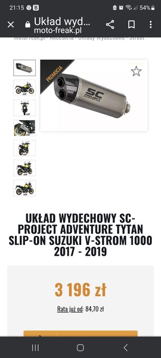 Wydech Tłumik SC Project Suzuki DL 1000