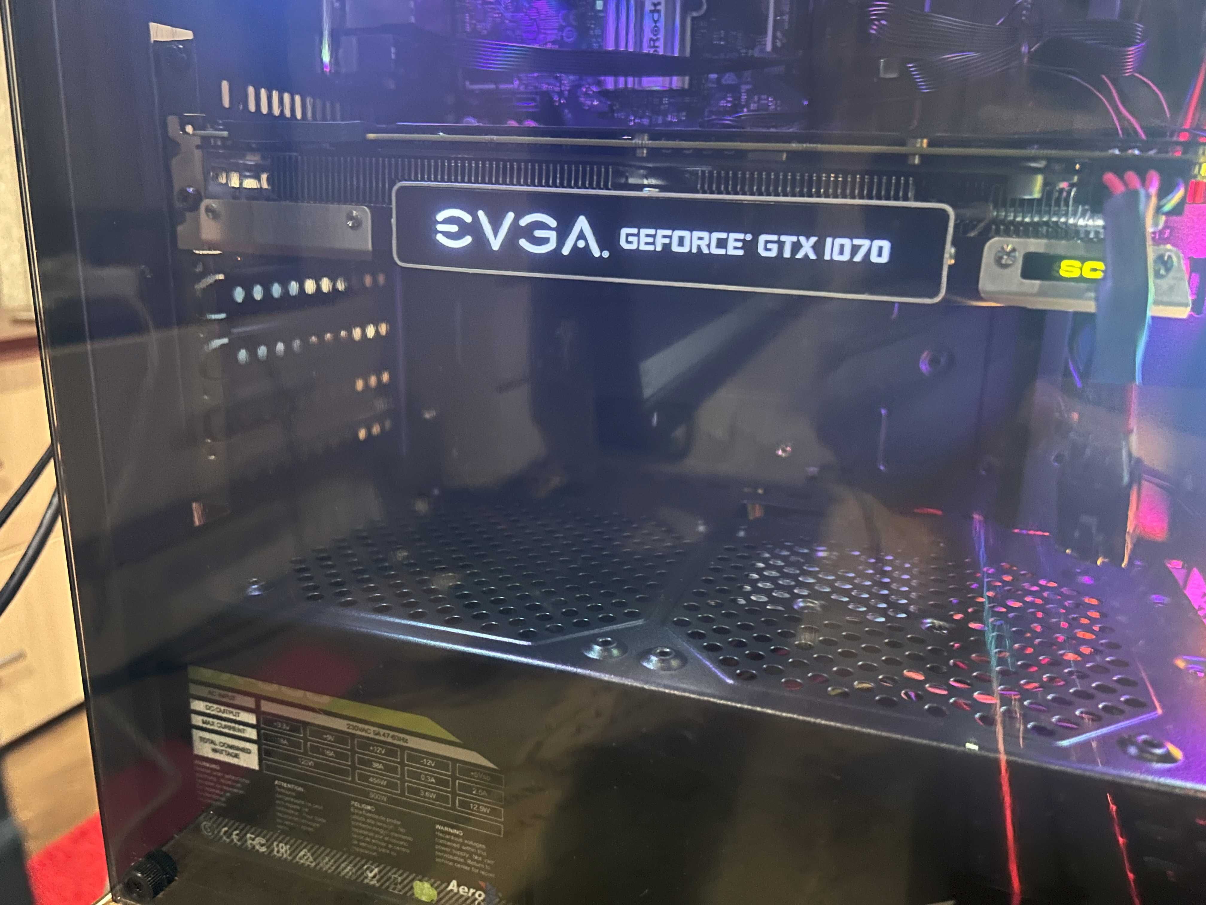 Игровой ПК Intel 8 core LGA1200 / 16Gb DDR4/ GTX1070 8Gb / SSD 240Gb