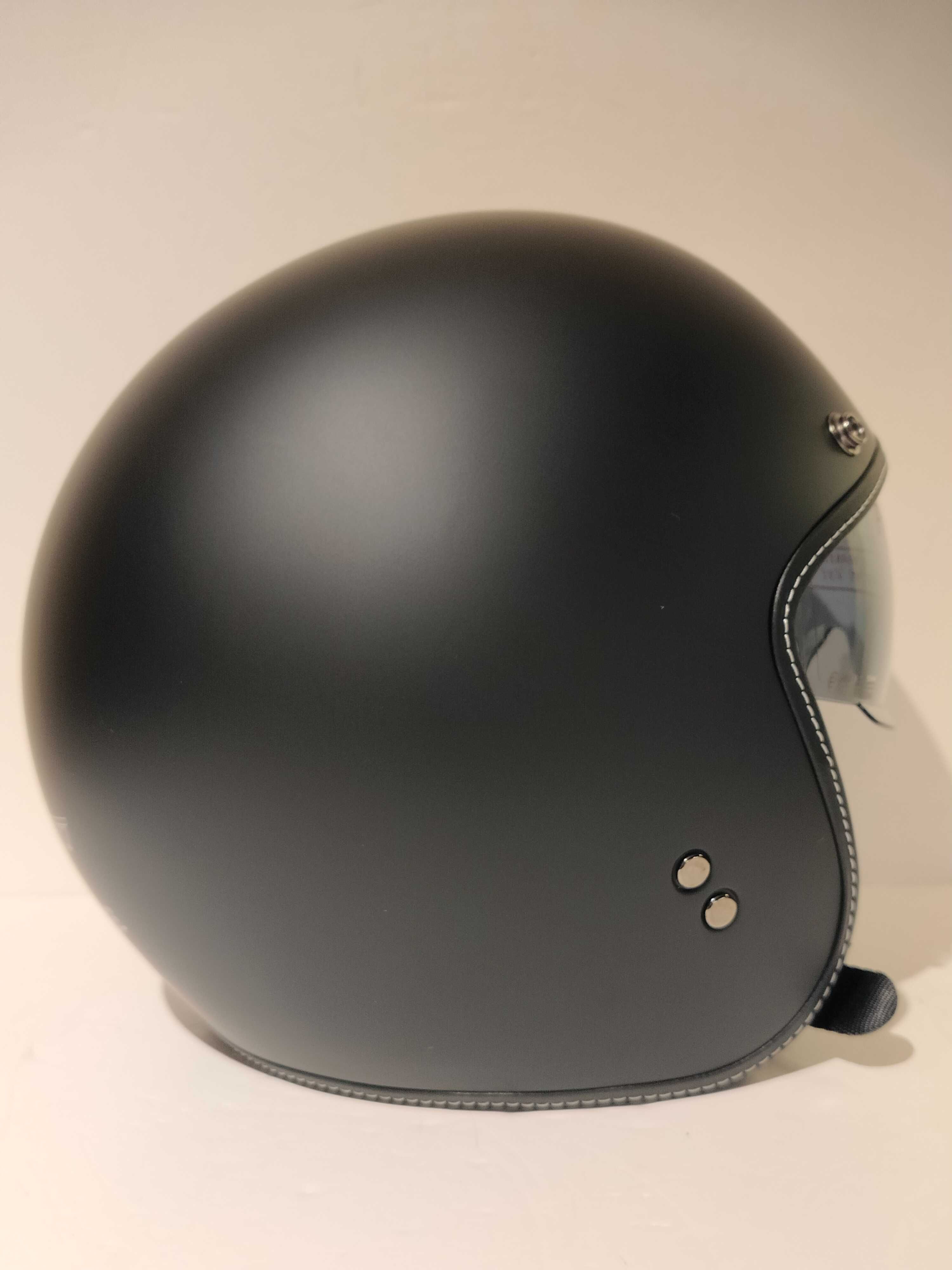 Capacete classico aberto caferacer shooper moto scooter novo