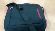 bolsa portátil preta