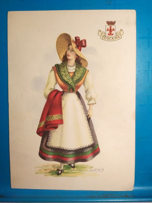 Колекційні вінтажні листівки Італія Carini 4 шт.