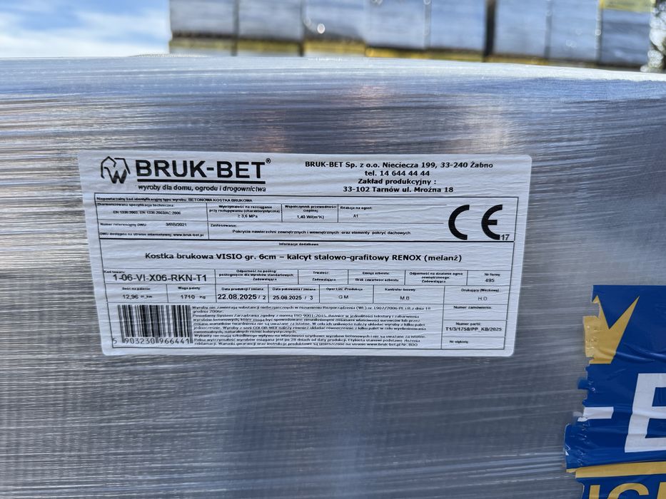 Sprzedam kostkę Bruk-Bet Visio Stalowo-Grafitowy