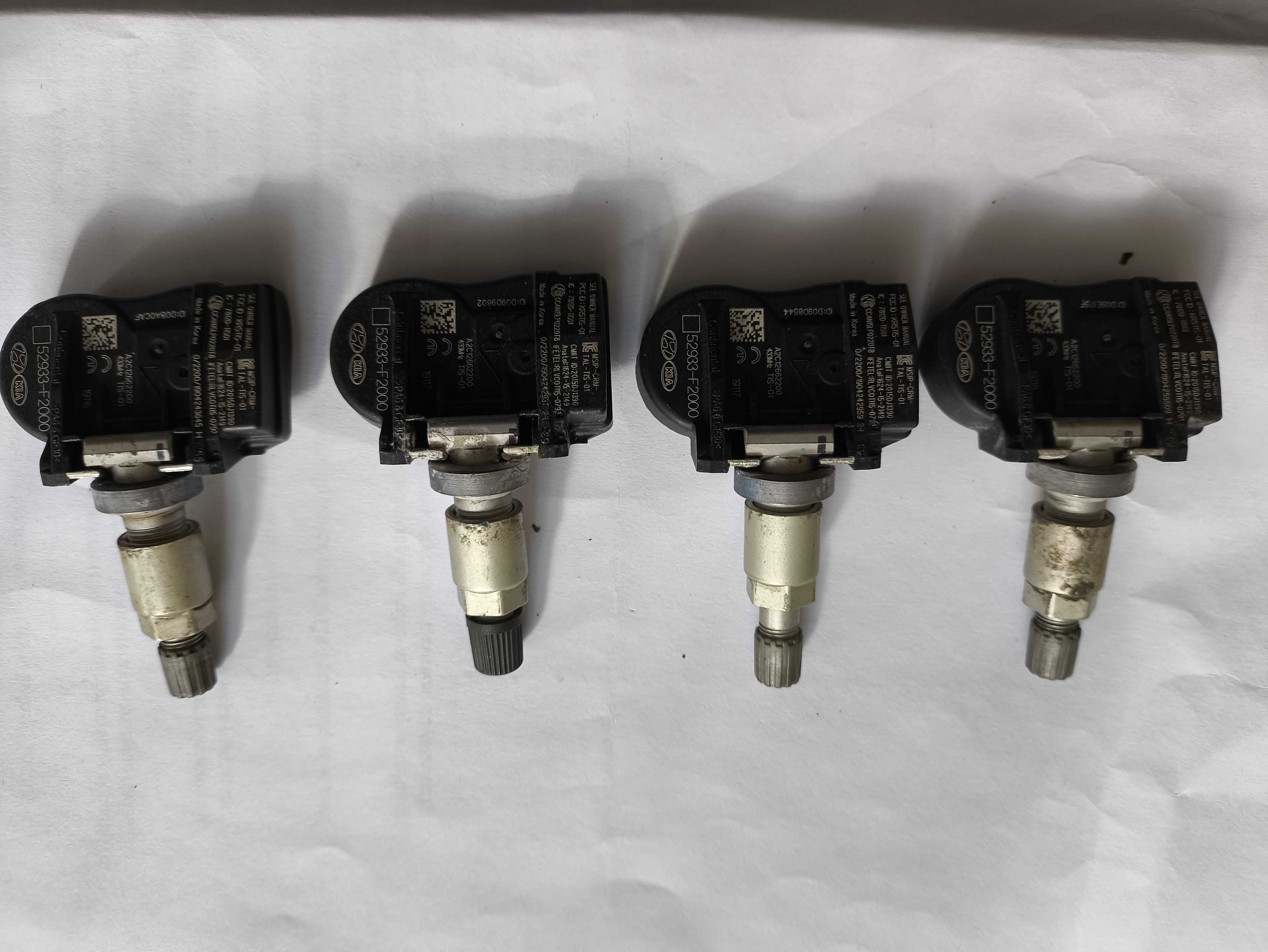 ORYGINALNE czujniki TPMS do Hyundai Elantra, Kia Sorento