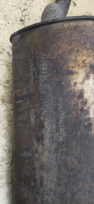 Tłumik Wydech Końcowy Audi 80 Cabrio Coupe Typ 89 2.3L