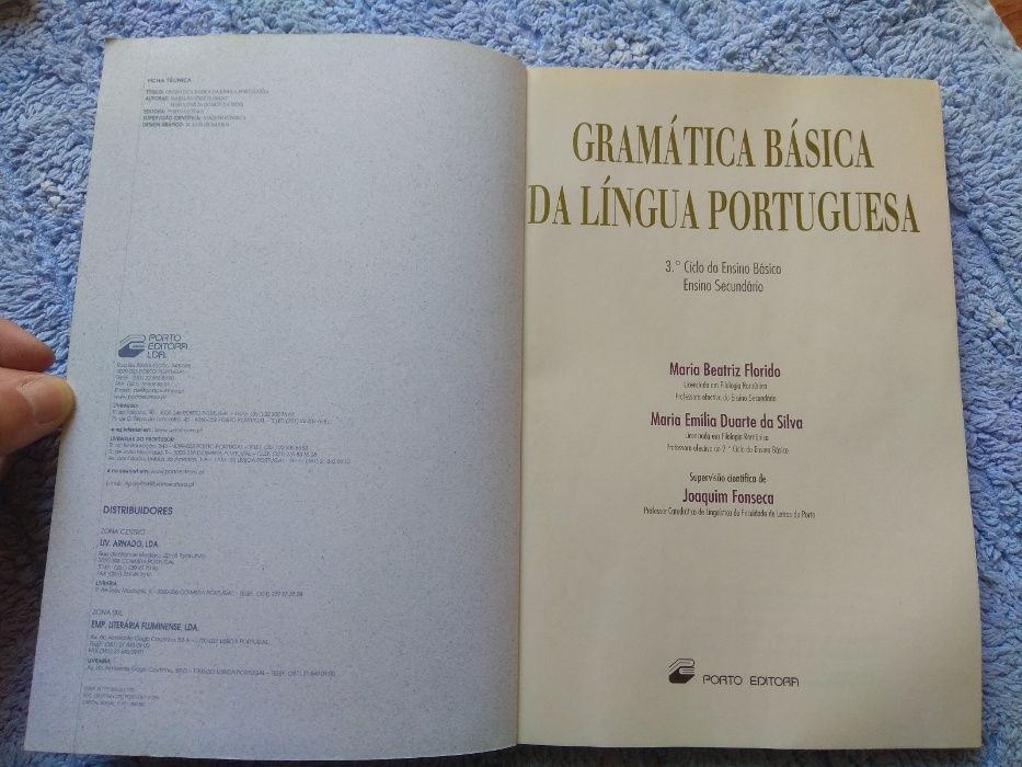 "Gramática Básica da Língua Portuguesa" | 3º Ciclo / Ensino Secundário