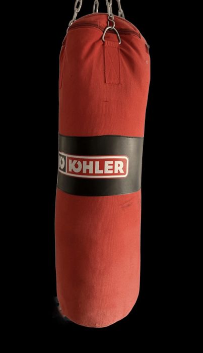 Saco de boxe vermelho sportzone