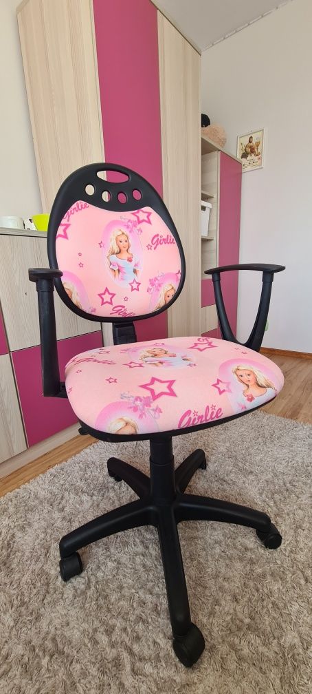 Krzesło biurowe obrotowe fotel dziecięcy