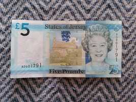 Banknot States of Jersey 5 funtów Wielka Brytania