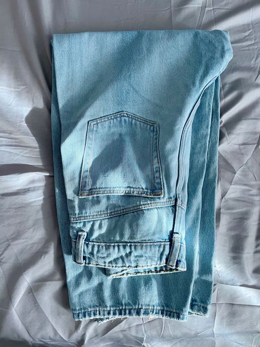 Джинси Zara Mom голубі балунс
