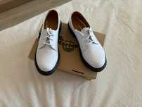 Dr. Martens 1461 Białe Lakierowane Croc Embossed – NOWE! Rozm. 38