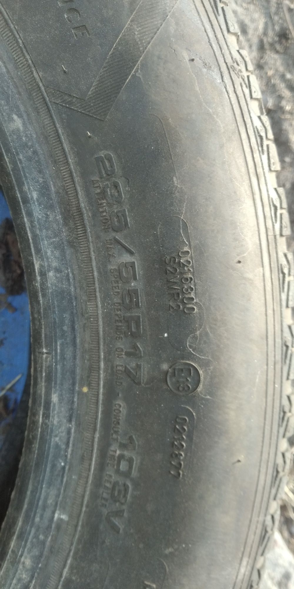 Шини 235/55r17 літо по 800грн за шт є пари.є поштучно.