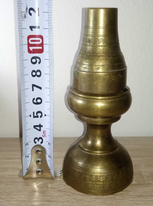 Zapalniczka mosiężna benzynowa stara zabytkowa w stylu wschodnim