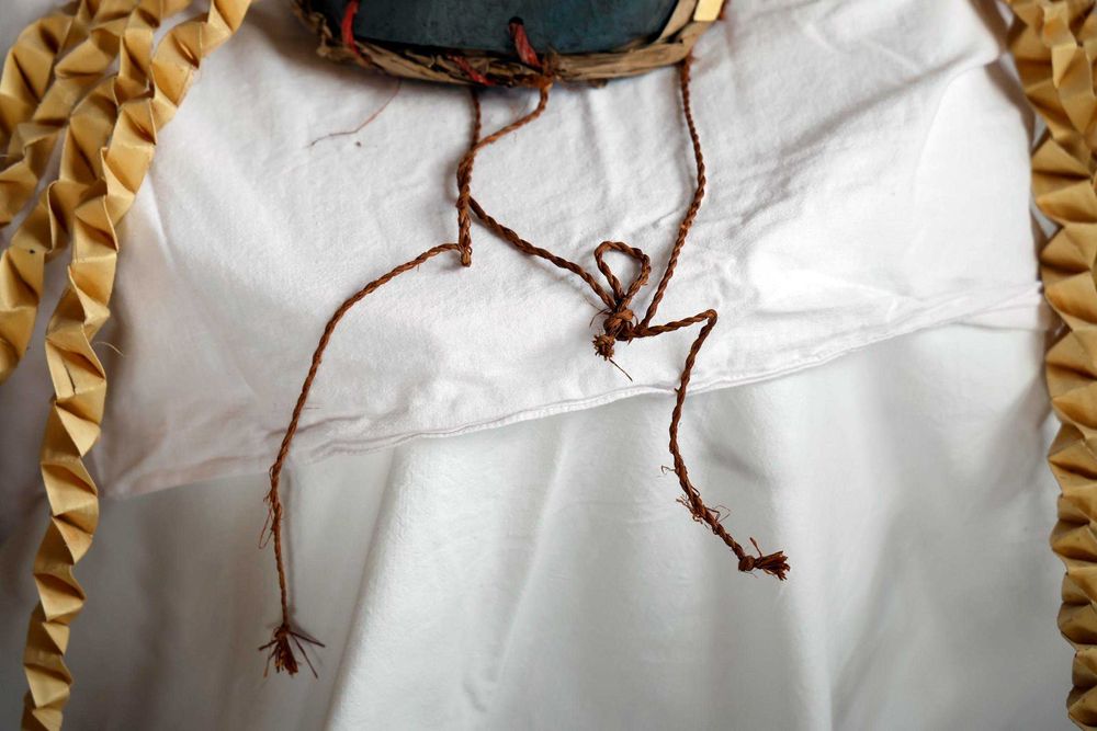 Escultura de madeira pintada, Bijagó Guiné-Bissau