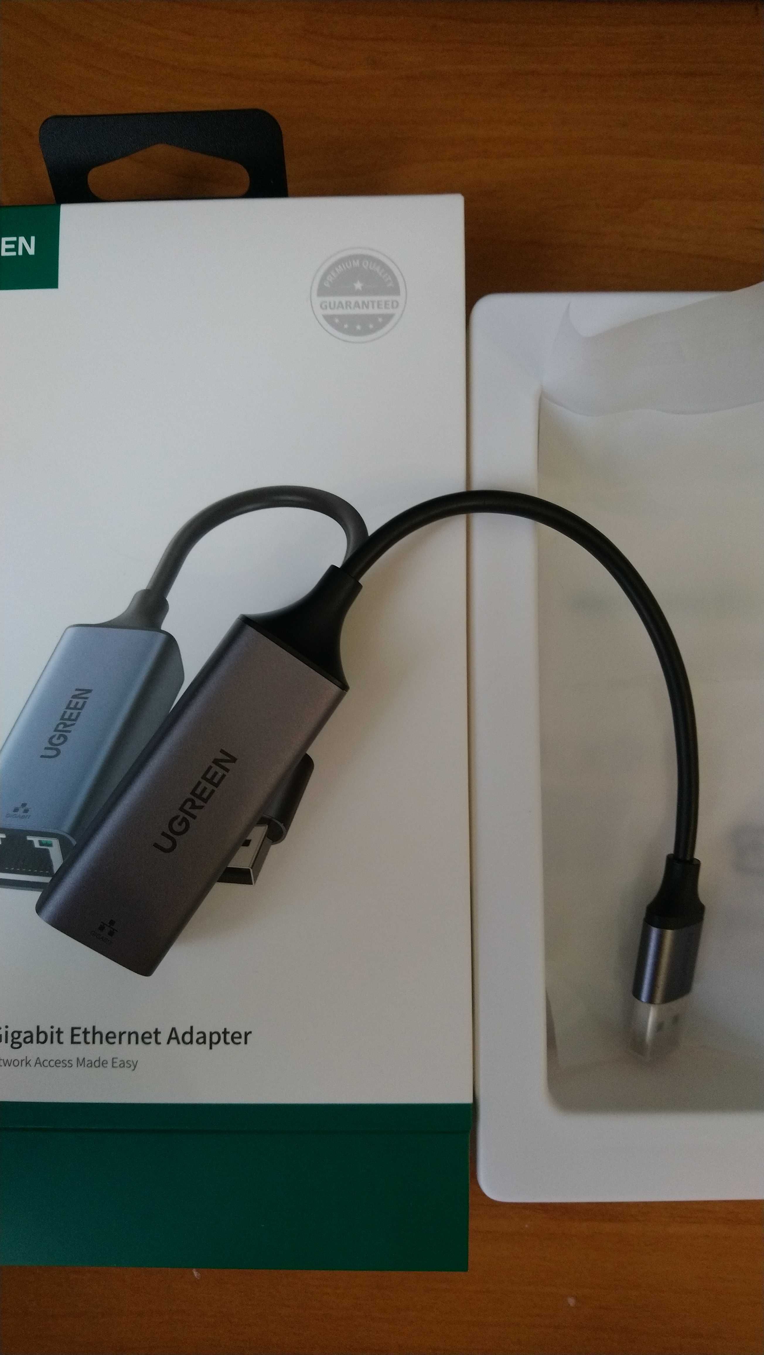 Сетевой адаптер Ugreen USB 3.0 to Gigabit RJ-45