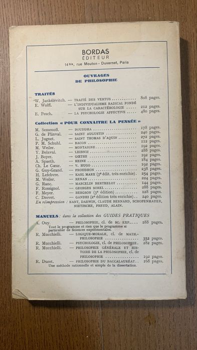 Pour Connnaire lá Pensee de Karl Marx