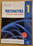 Matematyka 1 podręcznik zakres rozszerzony Pazdro Kurczab okazowy nowy