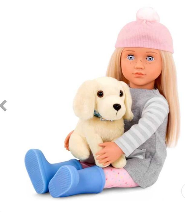Лялька our generation meagan doll with pet оригінал