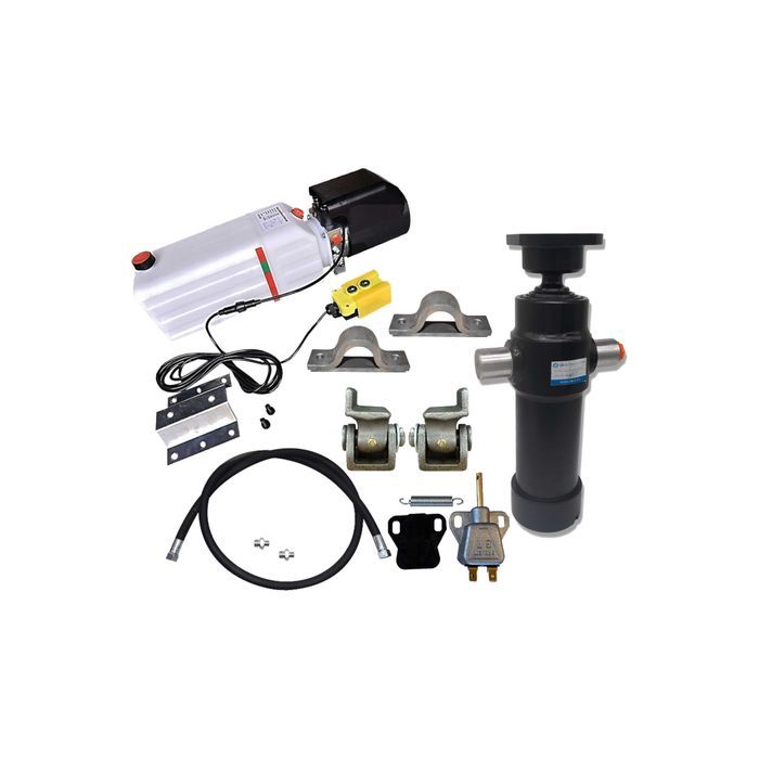 Zestaw hydrauliczny wywrotu 2,5 metra 3 str 700 zawiasy [7157]