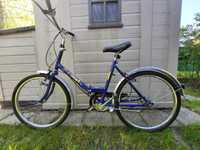 rower Romet Jubilat lux, koła24, składany, mało używany, garażowany