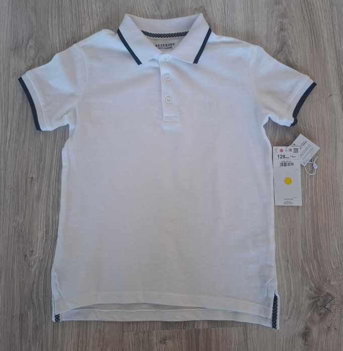 Polówka biała Reserved rozm.128