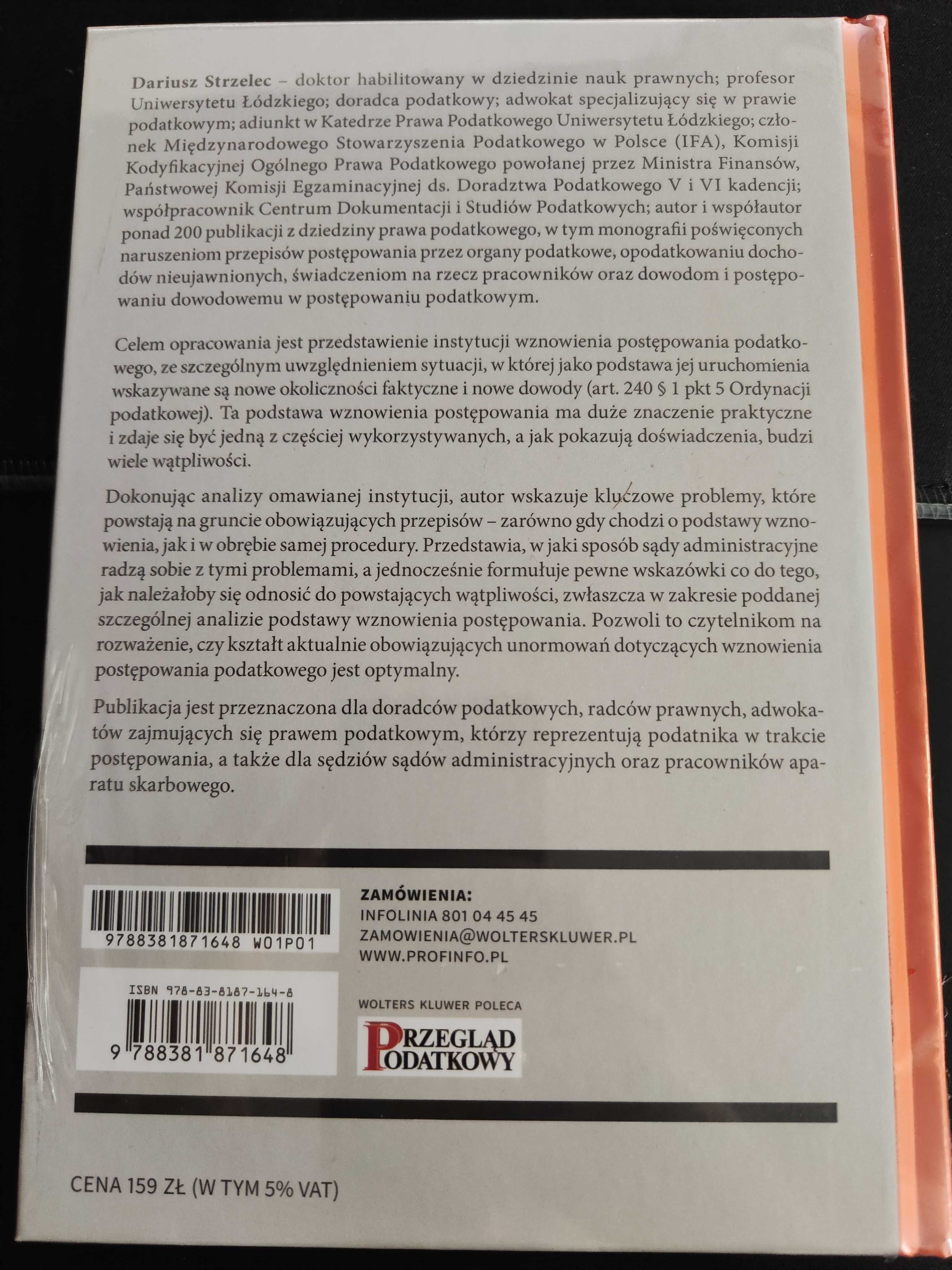 Wznowienie postępowania podatkowego Dariusz Strzelec