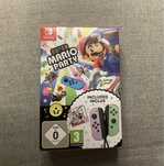 Nintendo Switch Joy-Con Pastel Purple/Green + gra Super Mario Party