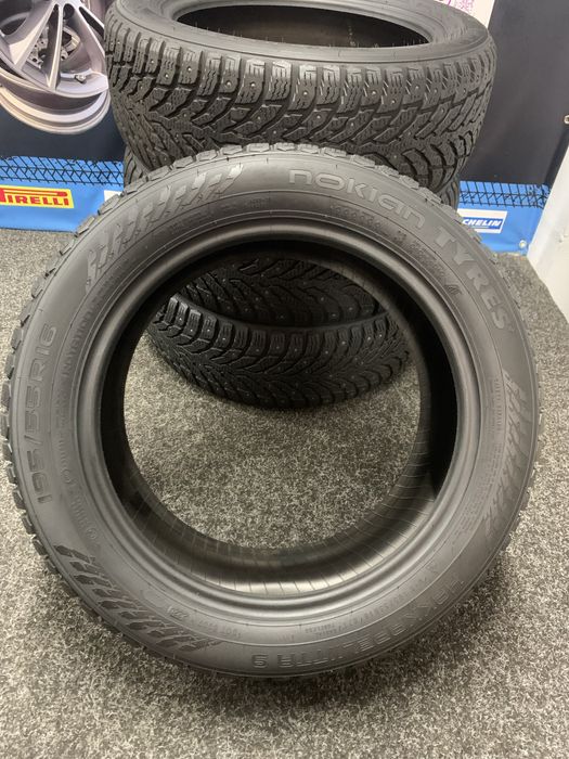 Шини 195/55 R16 Nokian 2020р 7+мм Зима