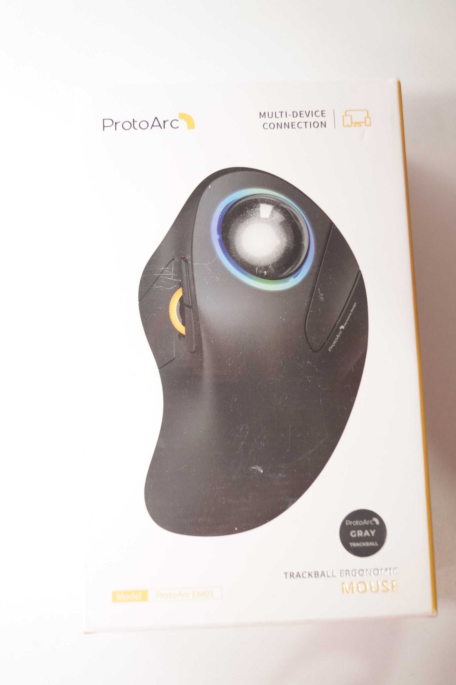 ProtoArc EM03 Bezprzewodowa mysz Trackball Bluetooth