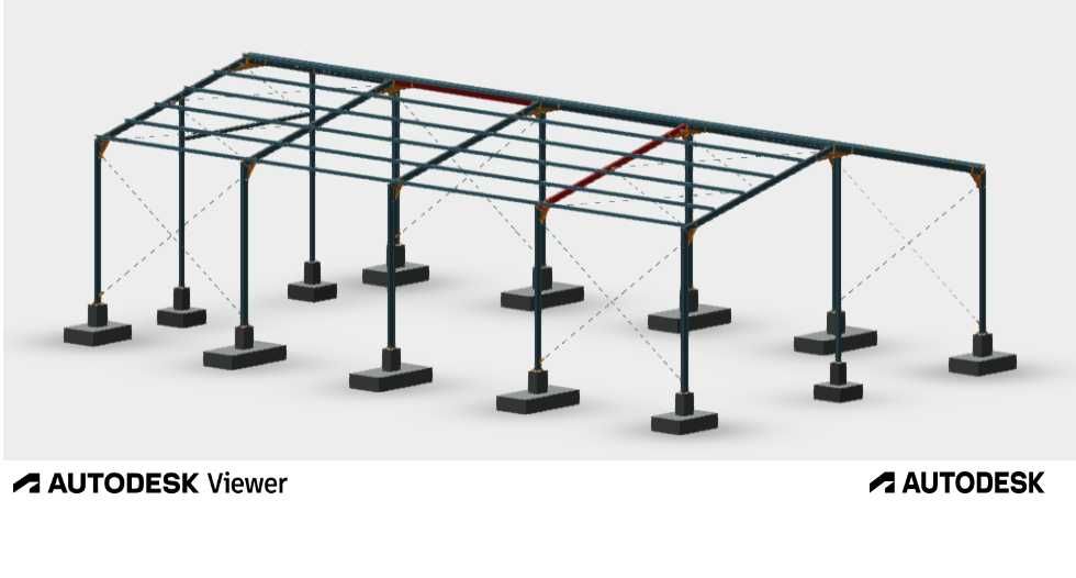 Konstrukcja stalowa 12x20x hala metalowa 12x30 wiata obora Dostępna