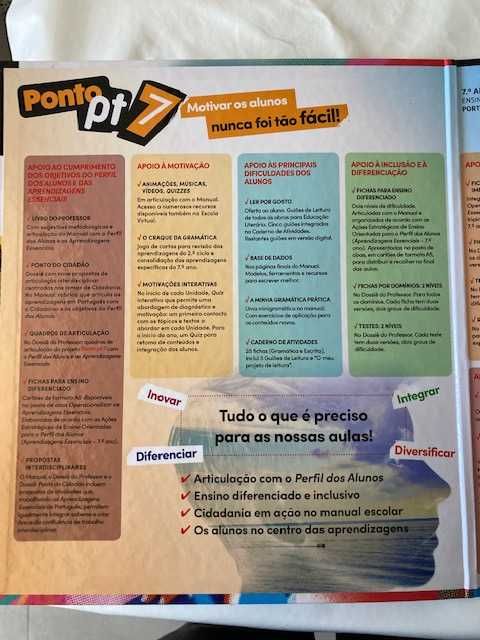 Ponto pt 7, Português 7º ano - Dossiê do professor