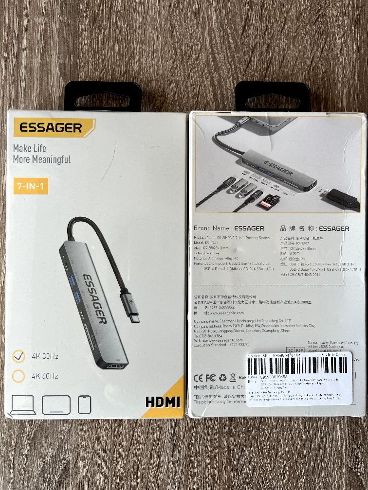 USB хаб 7 в 1 Essager
