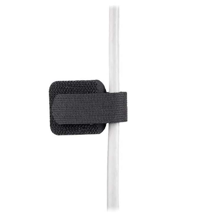 zestaw 10 czarne samoprzylepne opaski do kabli do montażu na ścianie