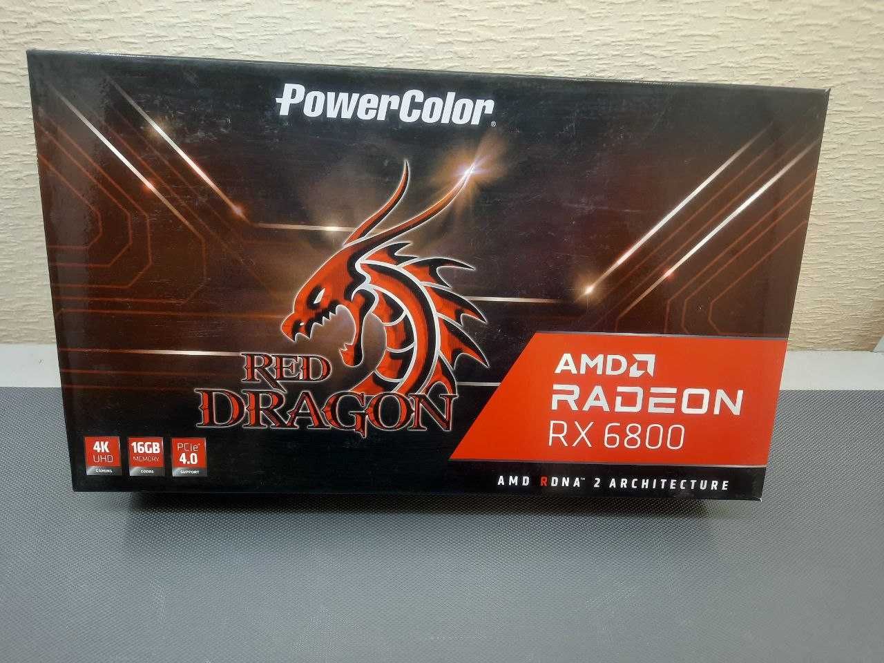 Відеокарта PowerColor Radeon RX 6800 16 GB Red Dragon. Гарантія!