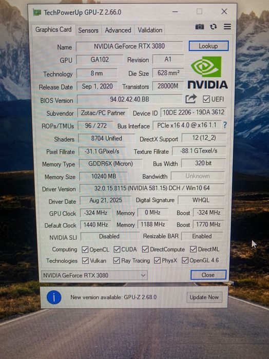 Игровой пк rtx 3080 Ryzen 5 7600x 32 gb dd5