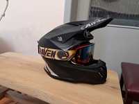 Kask Airoh Twist 3 i gogle Raven