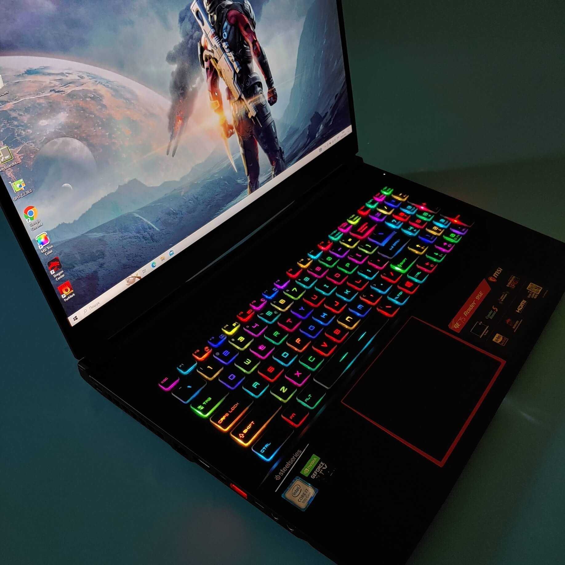 Ноутбук MSI GE75Raider9SE(i7-8750H/RAM 16GB/SSD 480GB/RTX 2060)(5780)