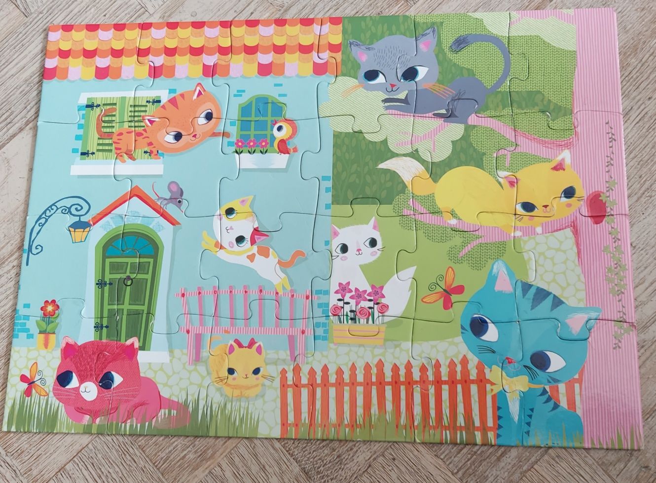 Puzzle koty kotek Djeco 3+ 24 el.