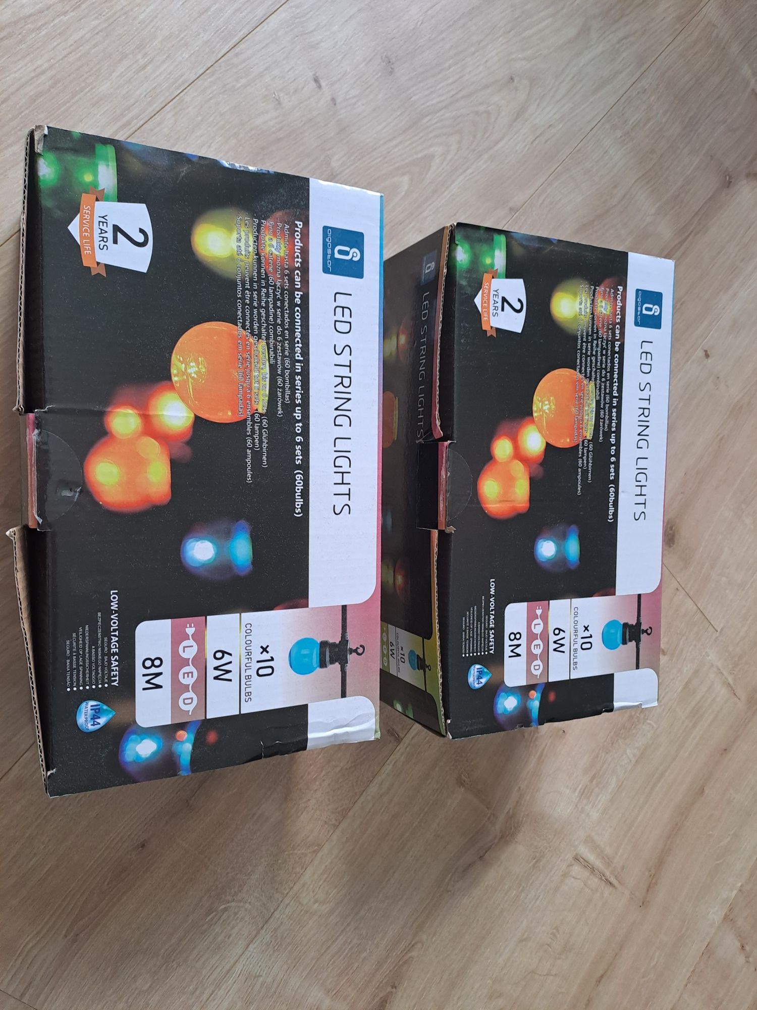 Gerlanda ogrodowa string light led 8 m color