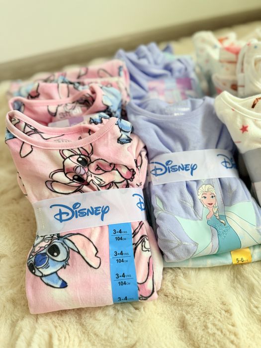 Піжама тепла фліс велюр Стіч Ельза Frozen Primark 104 110 116 122 128