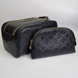 Кожаная косметичка Louis Vuitton шкіряна косметичка Louis Vuitton