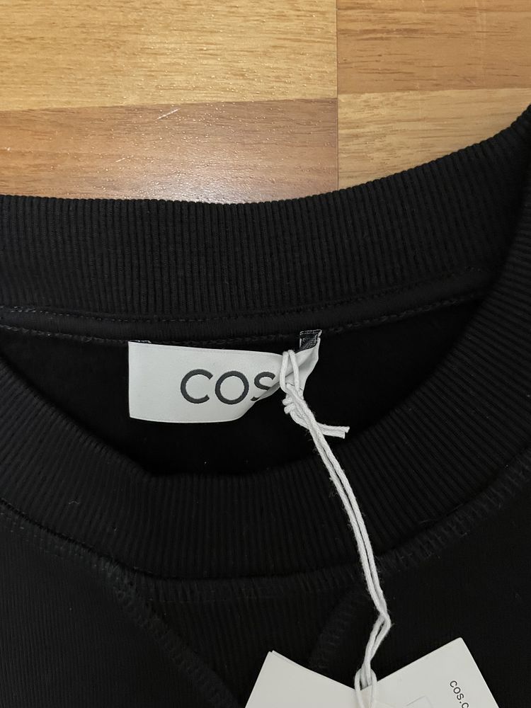 Платье свитшот COS размер XS черное новое