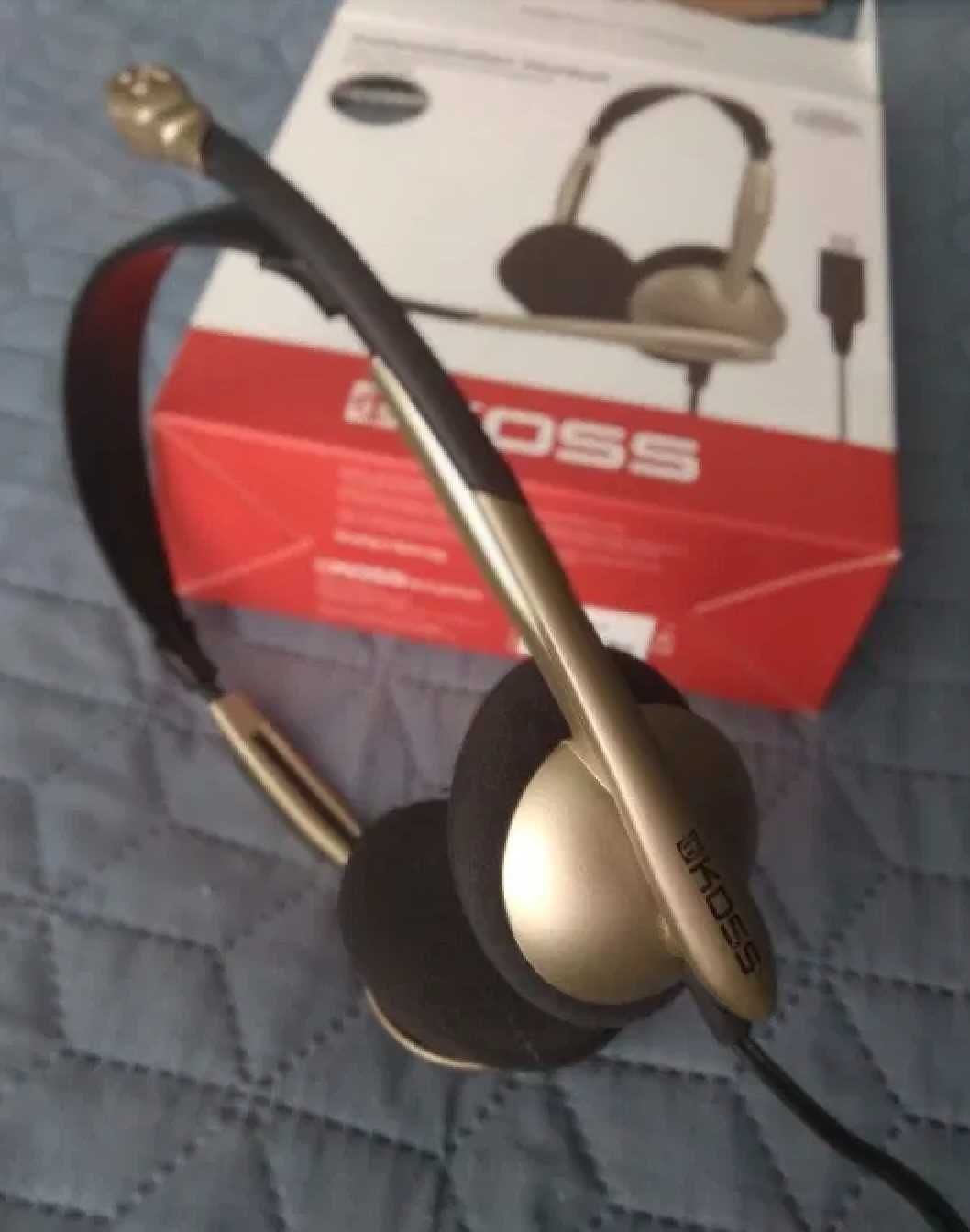 KOSS CS100 USB Комп'ютерна гарнітура IP телефонія Навушники мікрофон