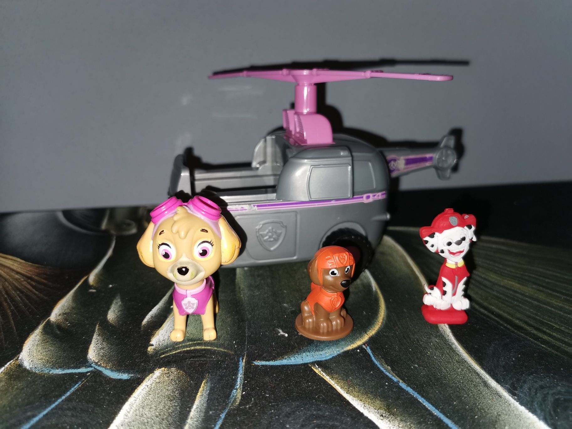 Pojazd psi patrol skye, helikopter skye psi patrol duża Figurka skye