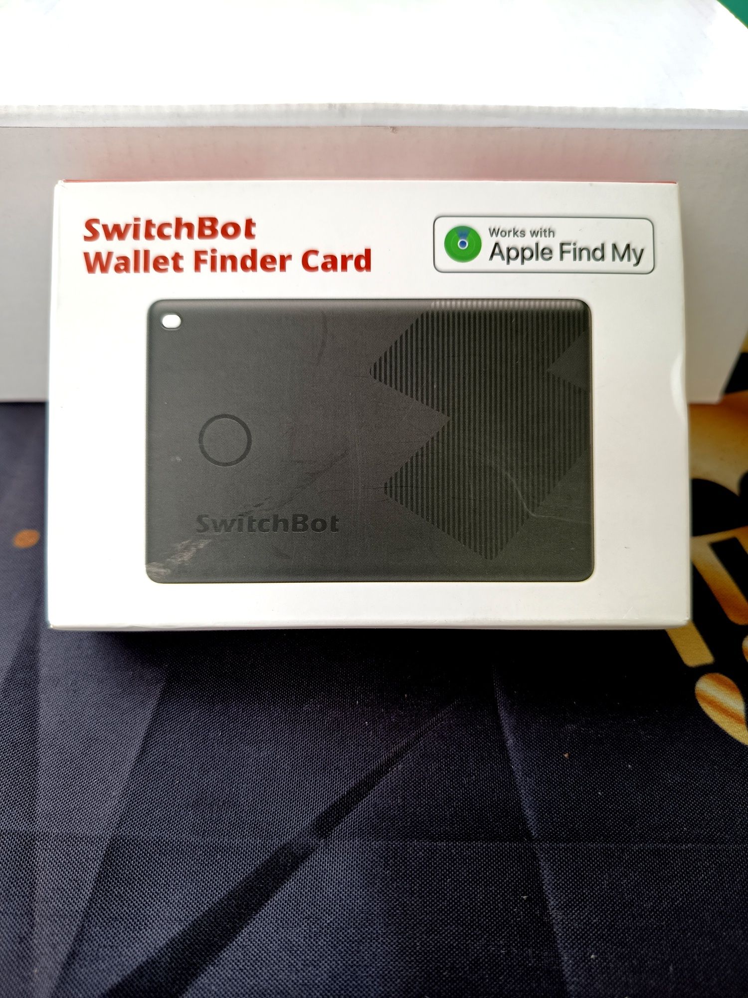 SwitchBot Wallet Finder Card, Smart AirTag, сумісний з Apple Find My .