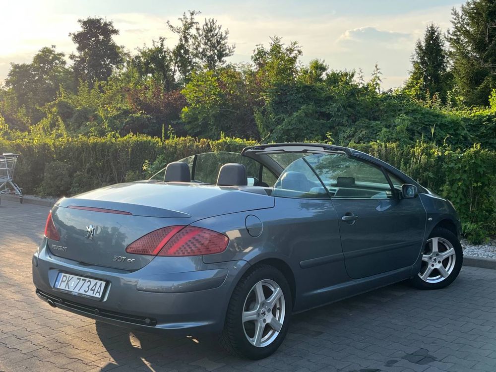 Peugeot 307cc 2.0HDI//navi//klima//skora//cabrio//bardzo dobry stan