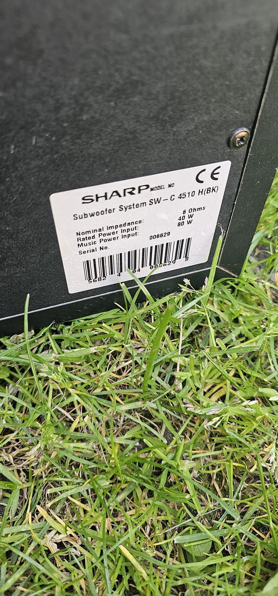 Subwoofer Sharp SW