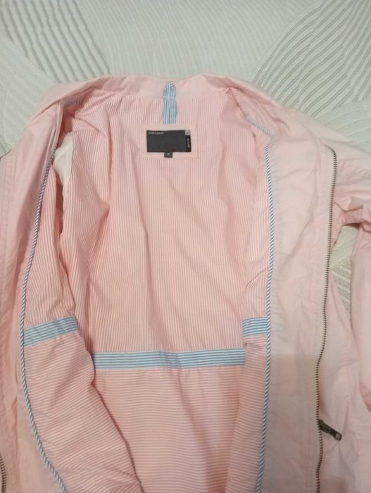 Casaco senhora rosa impermeável da Quebramar