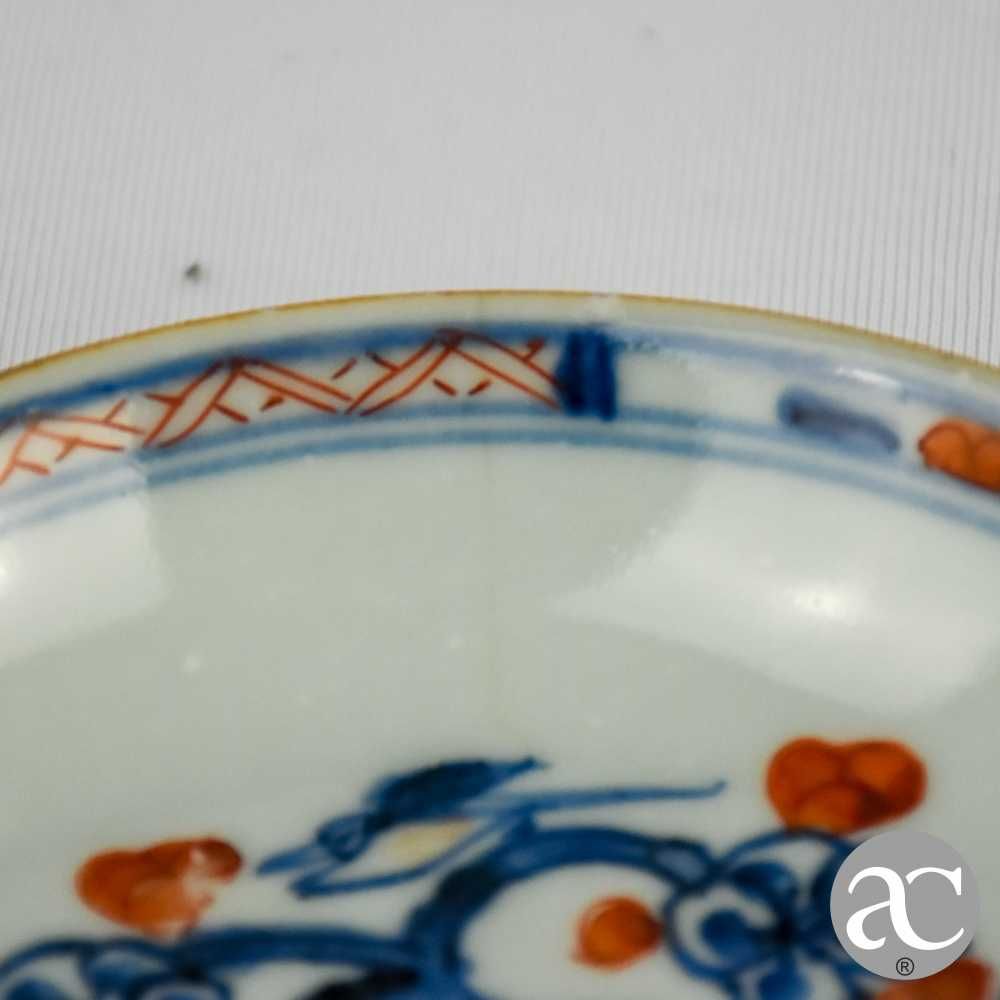 Par de pequenos Pratos porcelana da China, Imari, período Kangxi